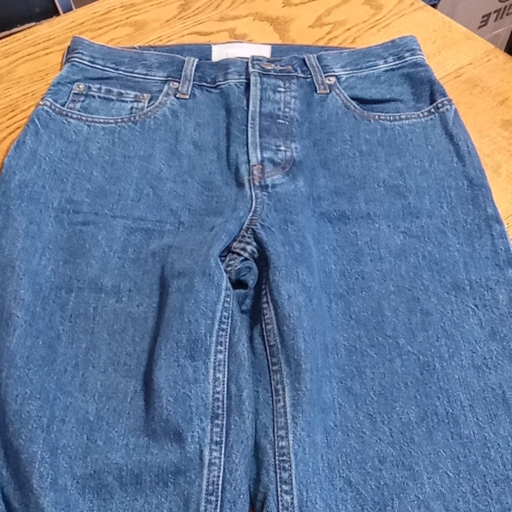 EVERLANE 26 TALL  Women Jeans DENIM Pants BLUE New Casual Work FADED - Picture 2 of 8